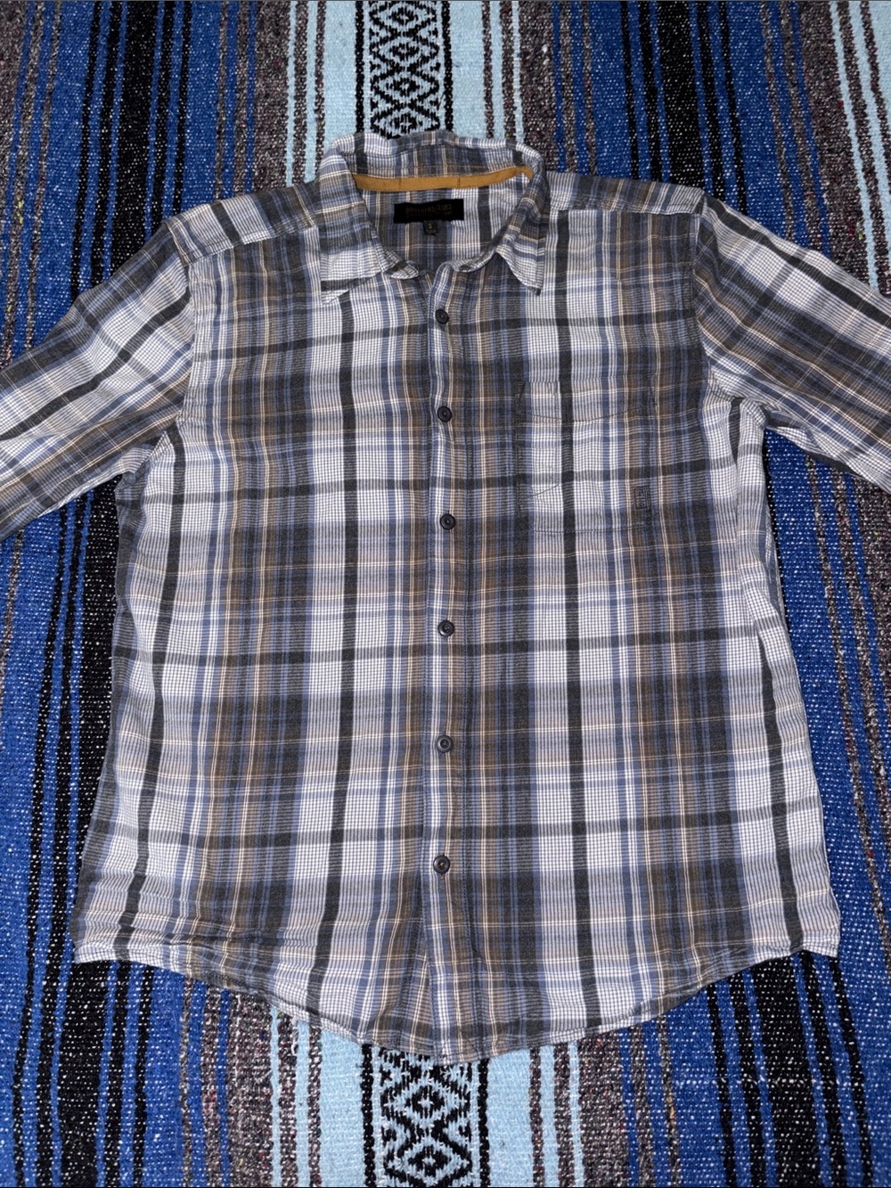 Brothers and Sons Plaid Flannel Button Down Shirt